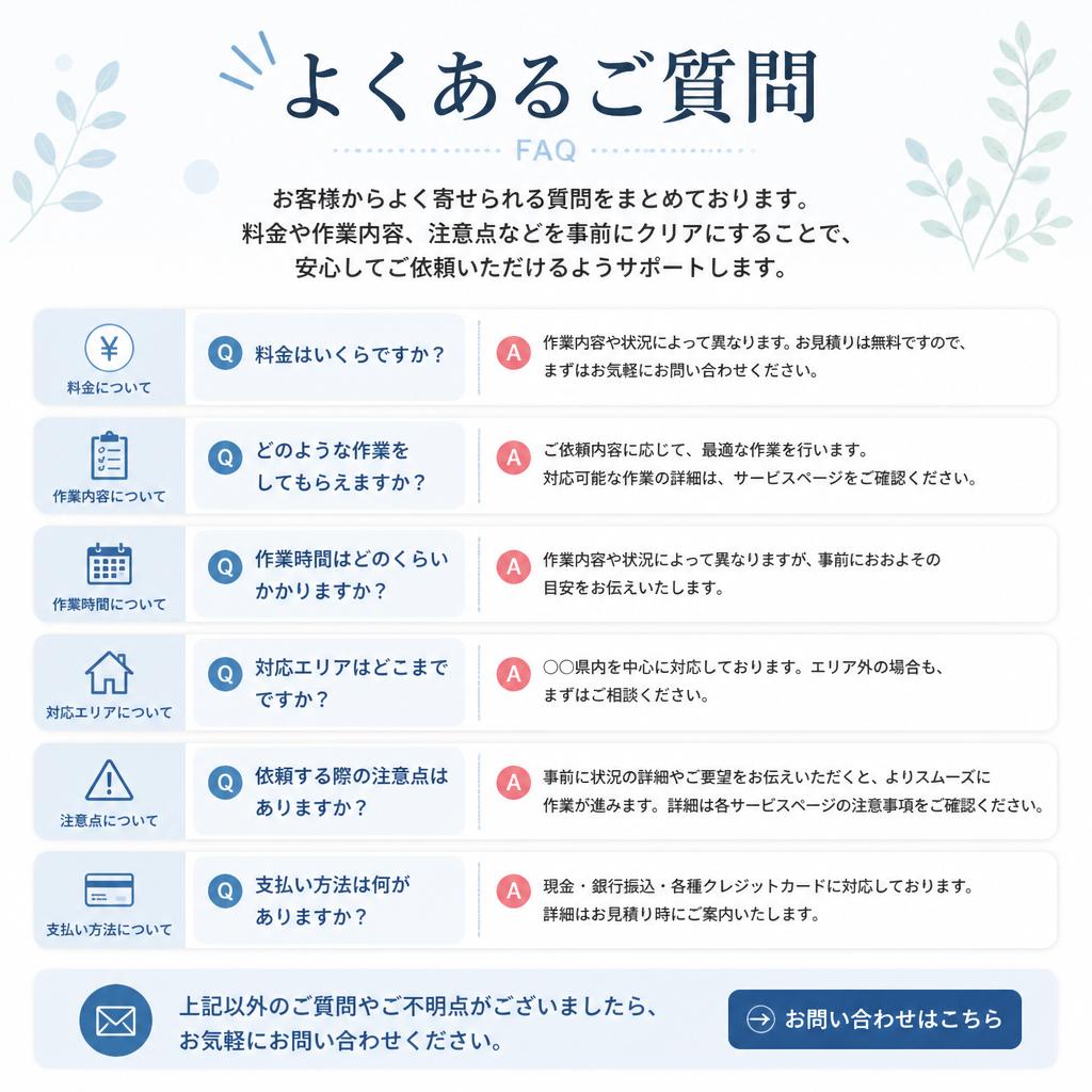 よくある質問