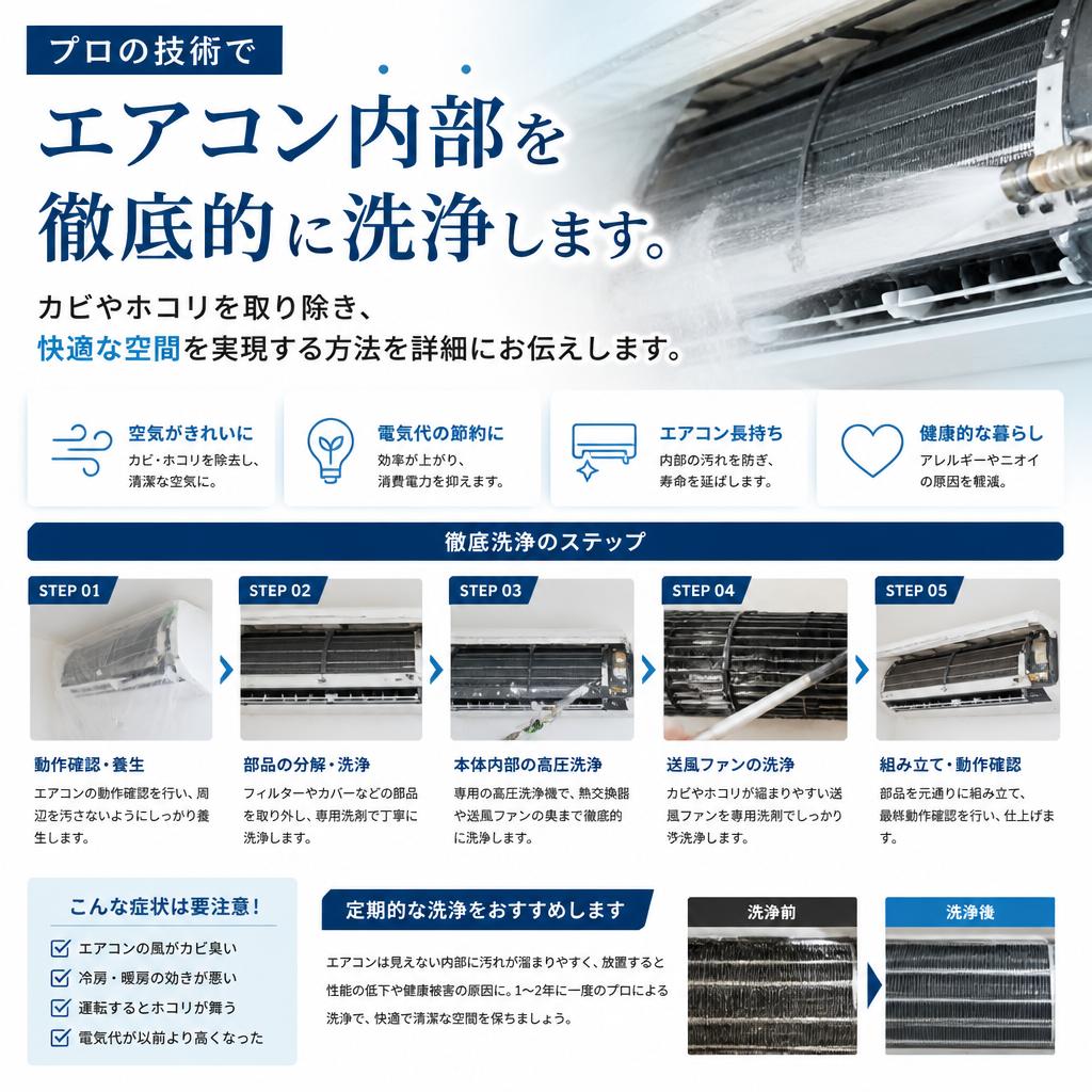 3. 専門技術による徹底クリーニング