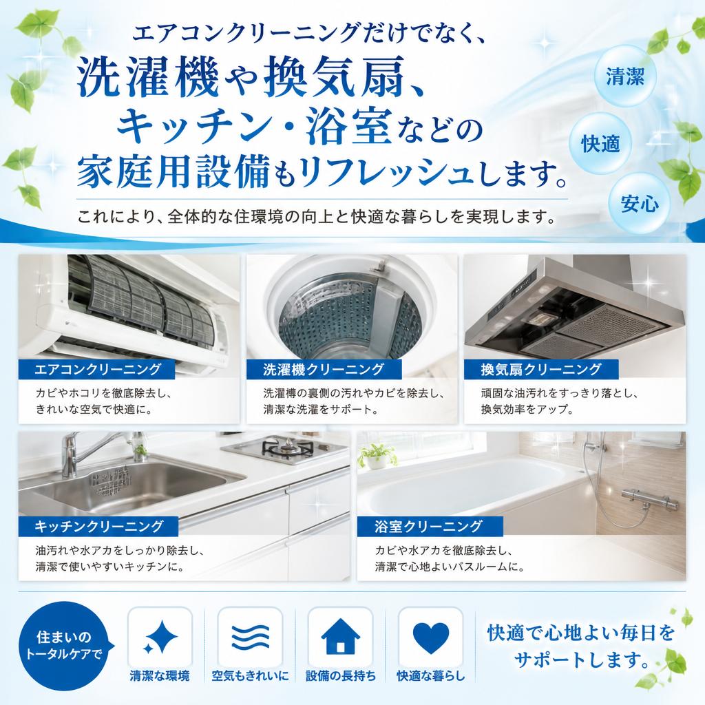 家庭用設備のリフレッシュ