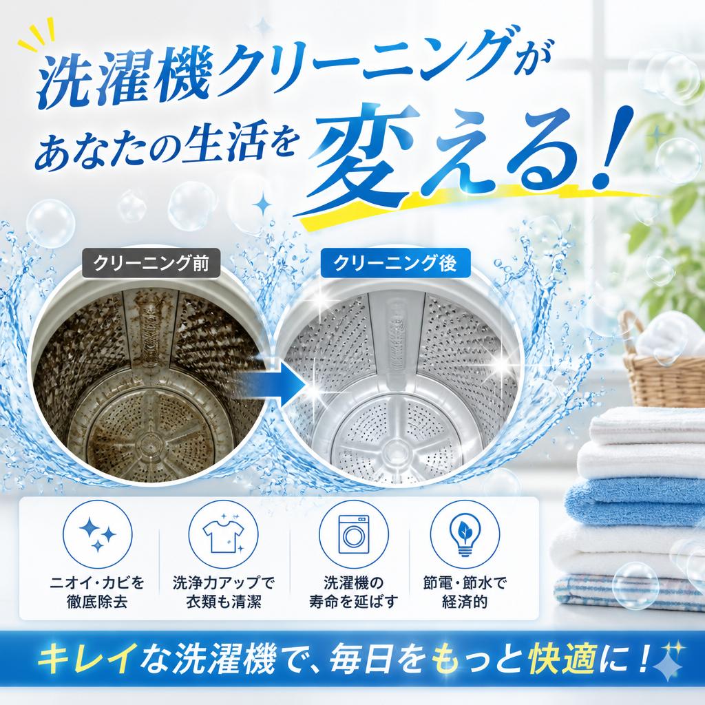 洗濯機クリーニングがあなたの生活を変える！