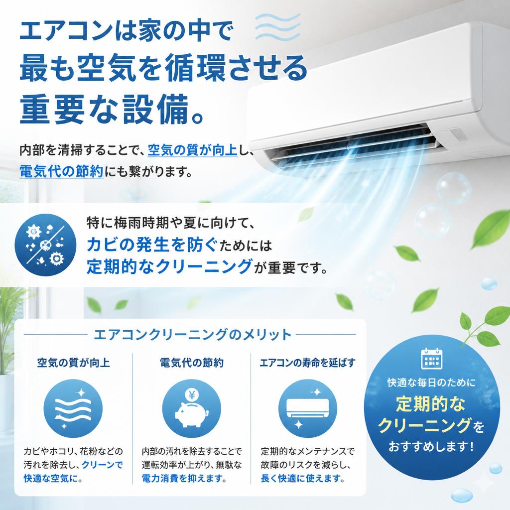 3. エアコンクリーニングの重要性