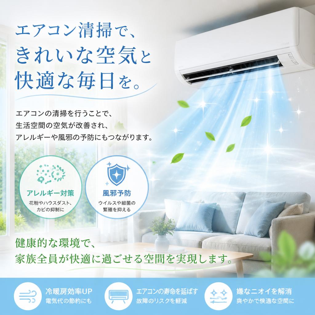 清潔な空気がもたらす豊かな生活