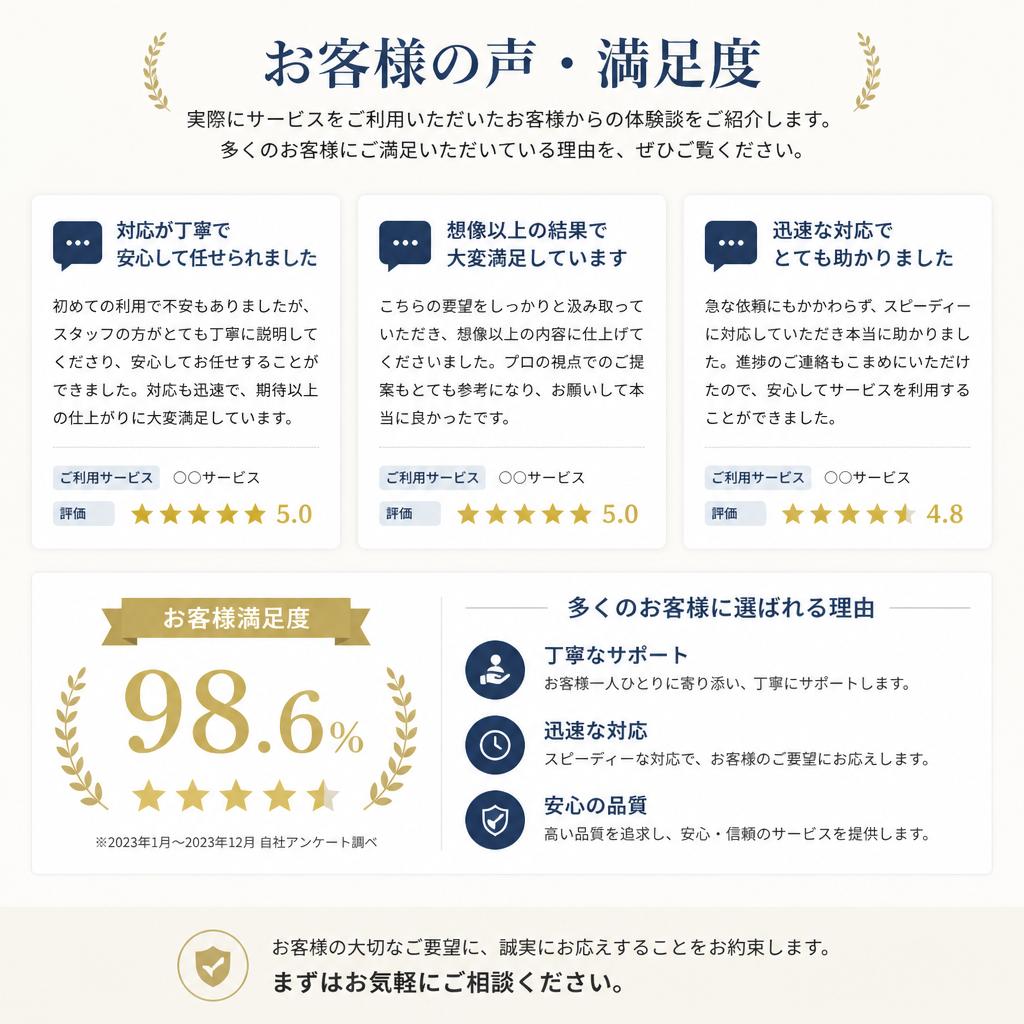 お客様の声