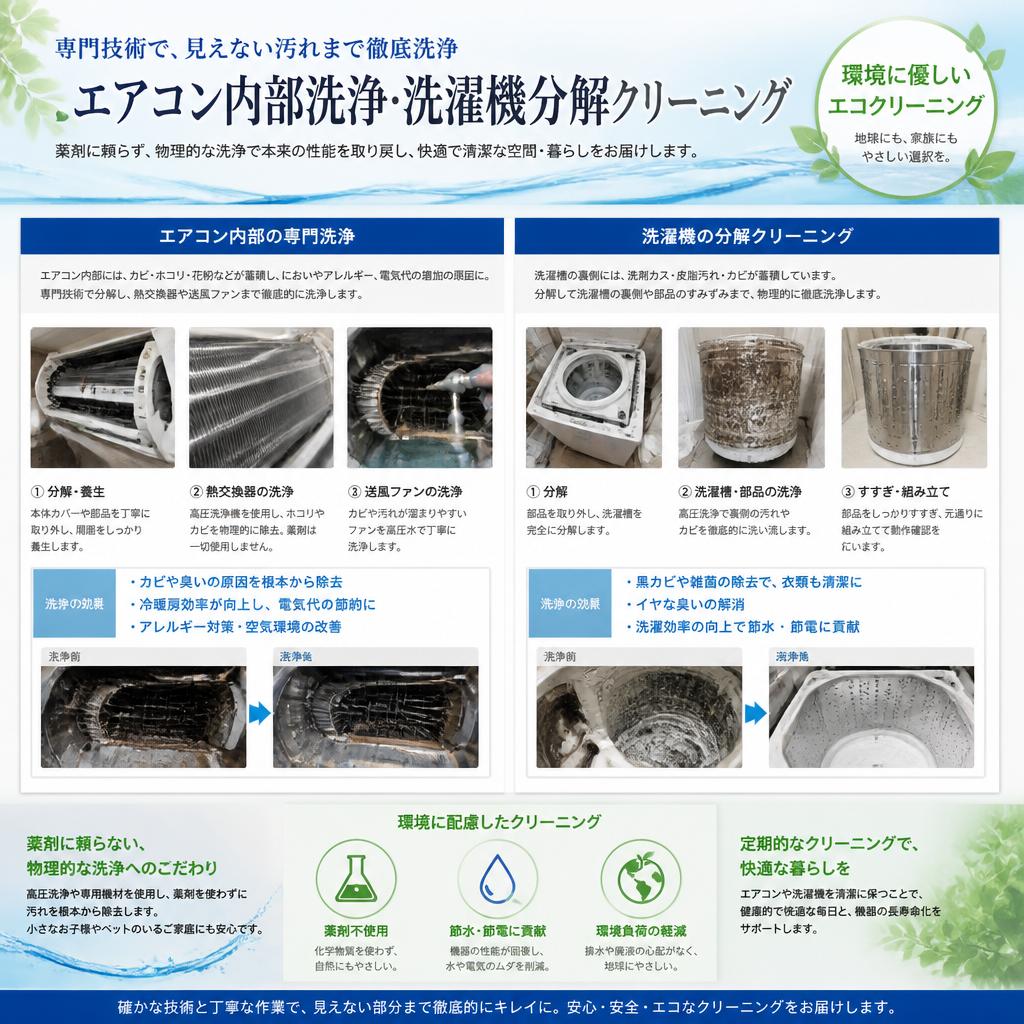 当社のクリーニング手法