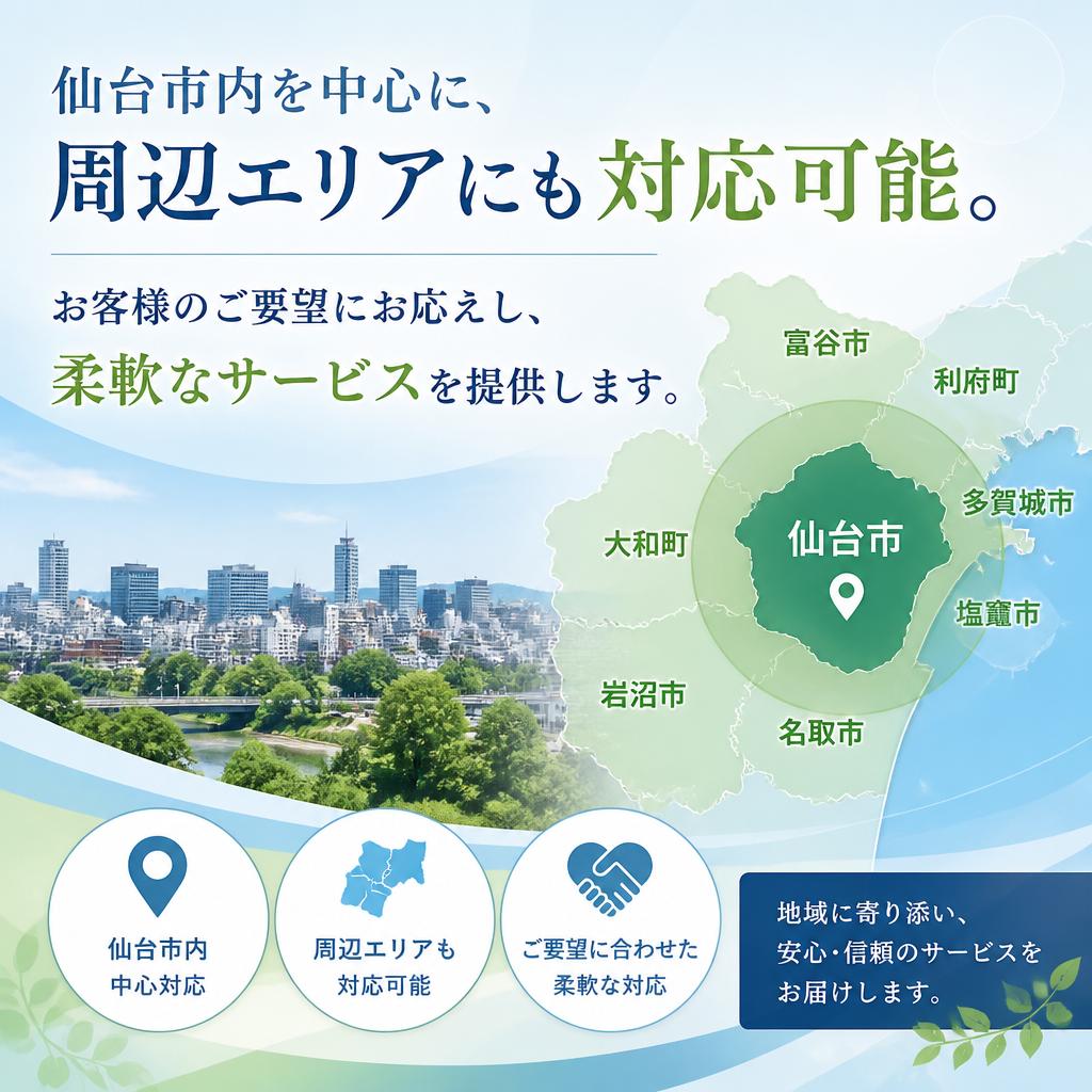 3. 仙台エリアでの対応