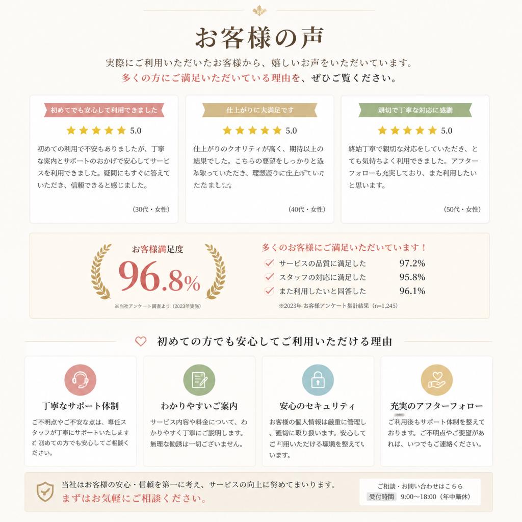 お客様の声