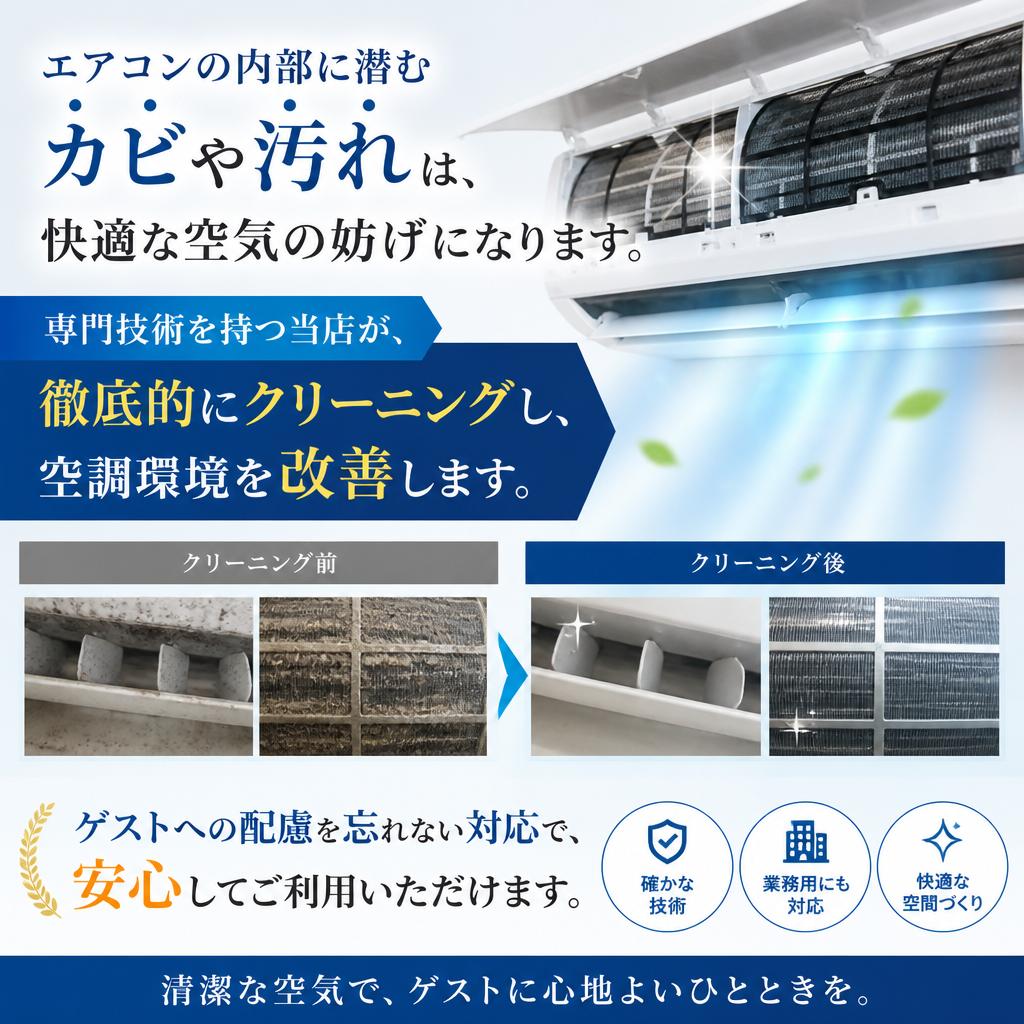 2. プロの技術で実現するエアコンクリーニング