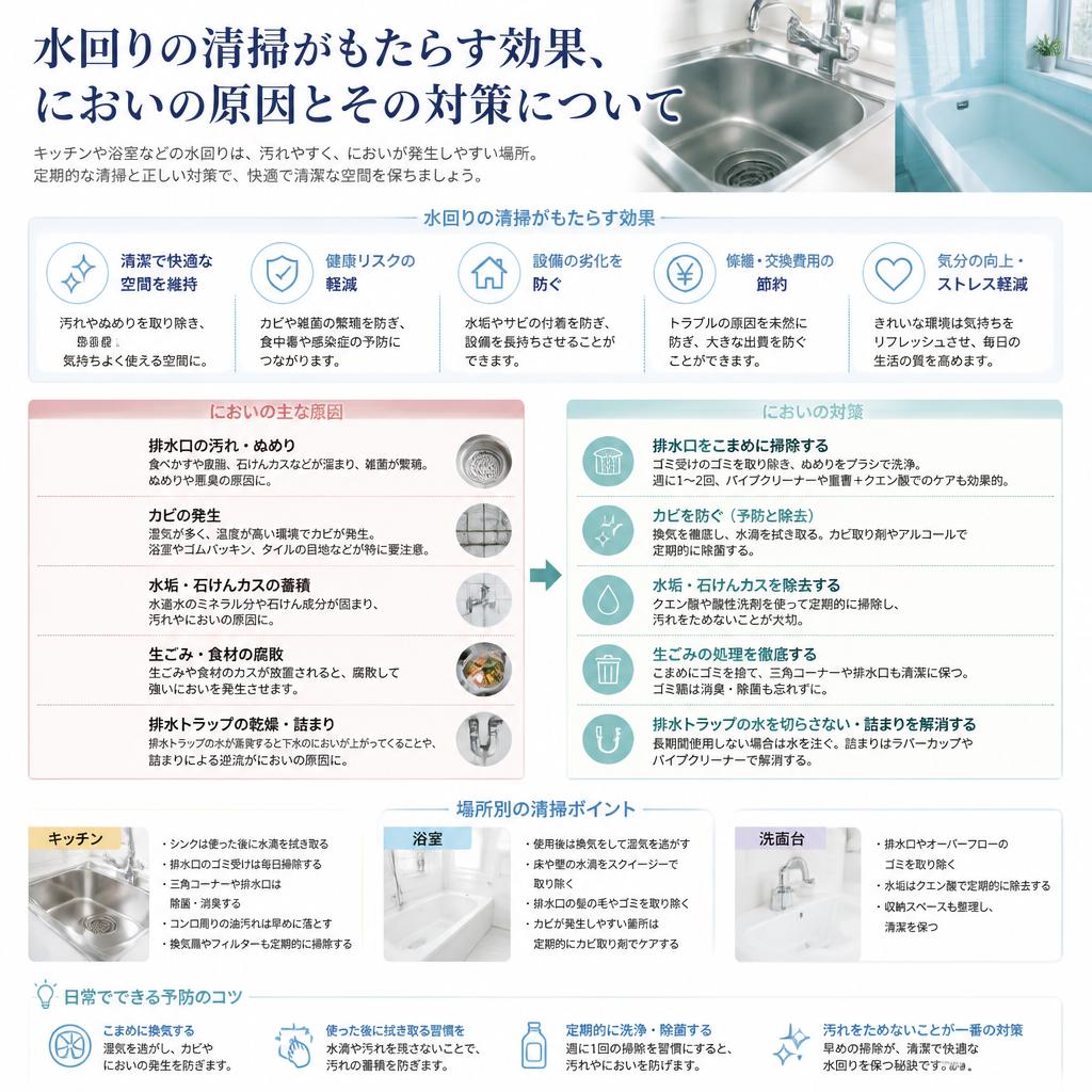 4. 水回りのにおいを徹底解決！