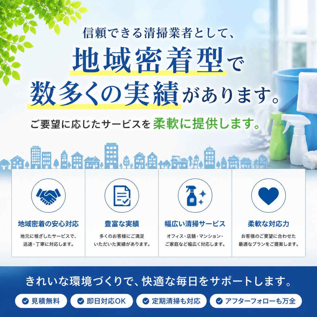 2. 宮城県の民泊業者が厳選する信頼の清掃サービス
