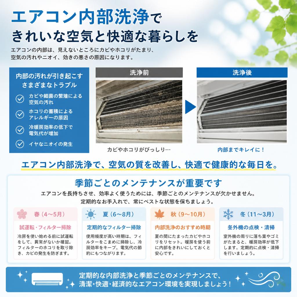 4. エアコンクリーニングで快適空間を実現