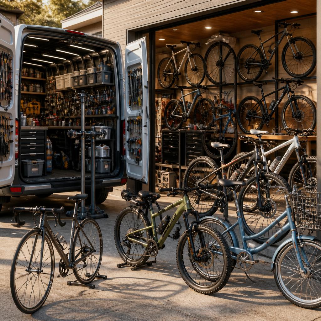 自転車のプロがあなたのもとへ訪問！全車種・全メーカー対応